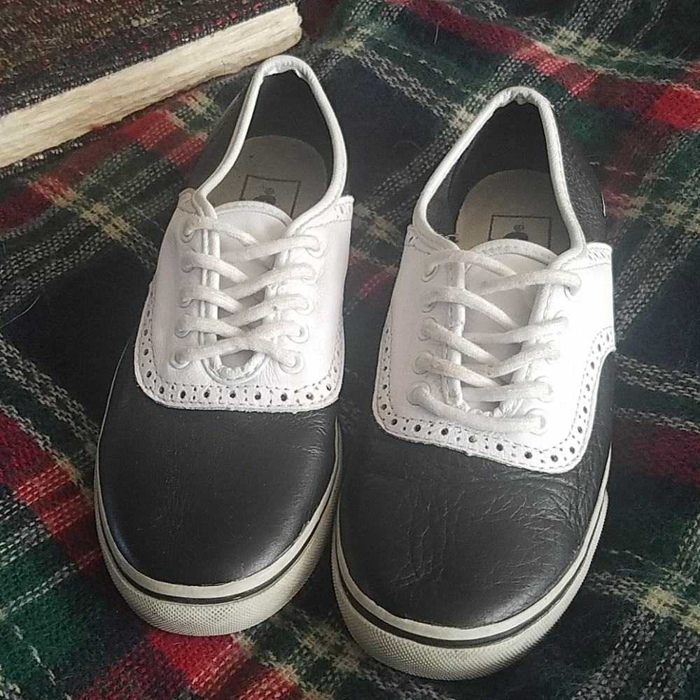 Black and white Vintage Vans